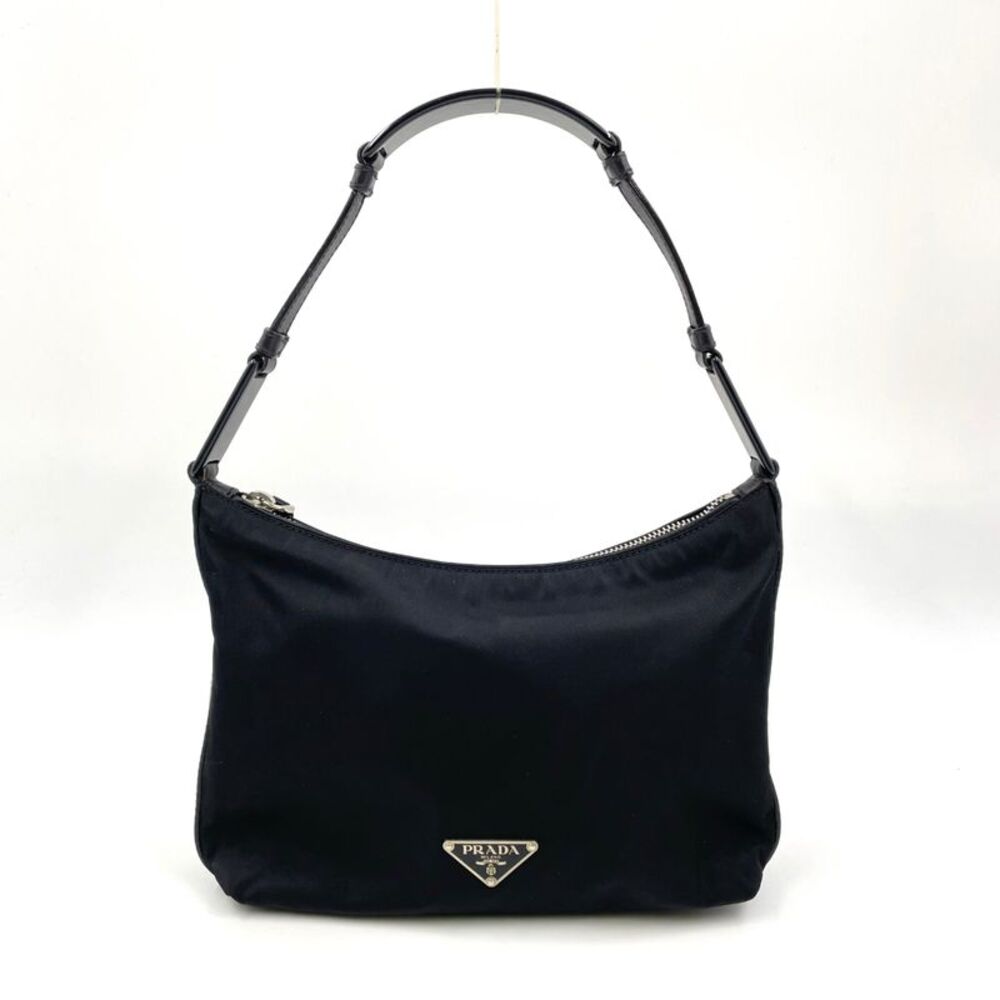 Prada Nylon Triangle Logo Handbag